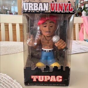Tupac Vinyl Figure with Red Bandana